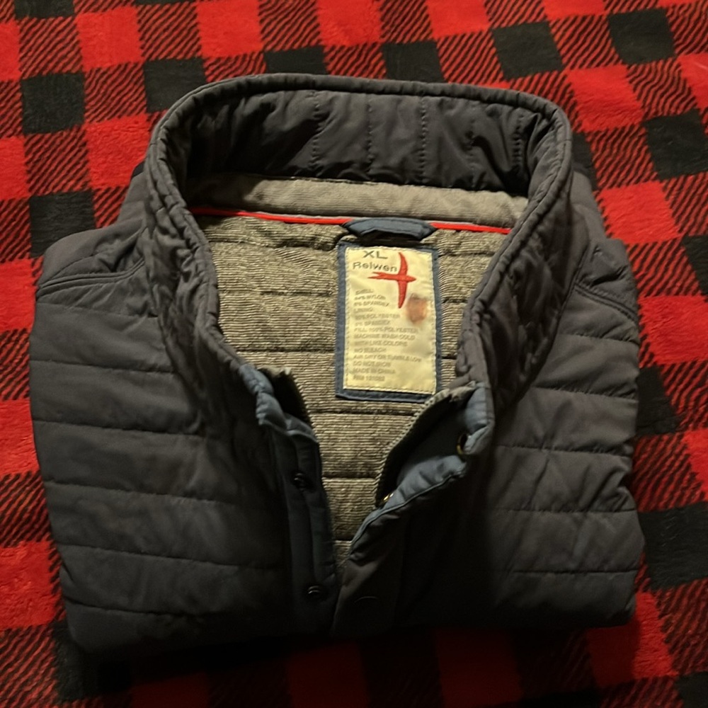 RELWEN Windzip Popover in Midnight/Navy men’s XL